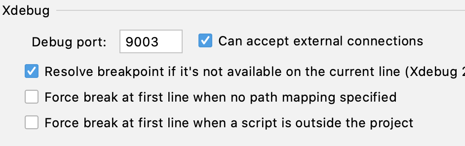 Using Xdebug 3.0 with PHPStorm